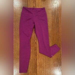 Nike One Luxe Mid-Rise Leggings Purple Heather - Size S
